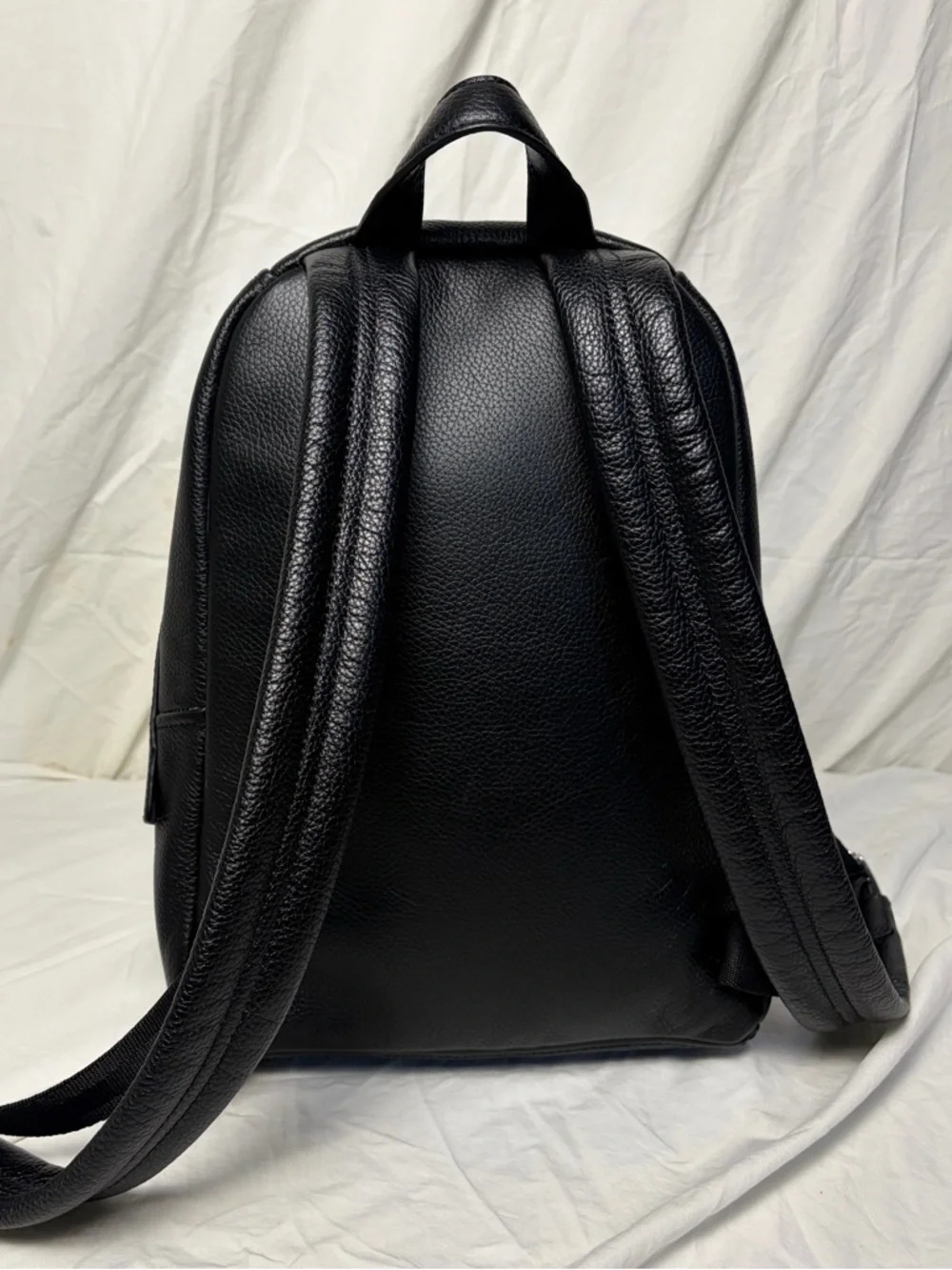 Marc Jacobs Medium Biker Backpack – Black Pebbled Leather